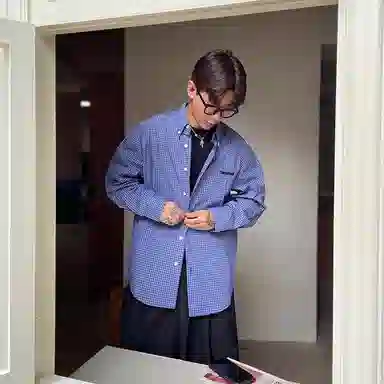 OX-FREAK Long Sleeve Shirt Blue