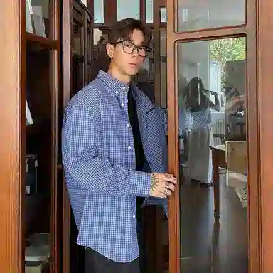 OX-FREAK Long Sleeve Shirt Blue