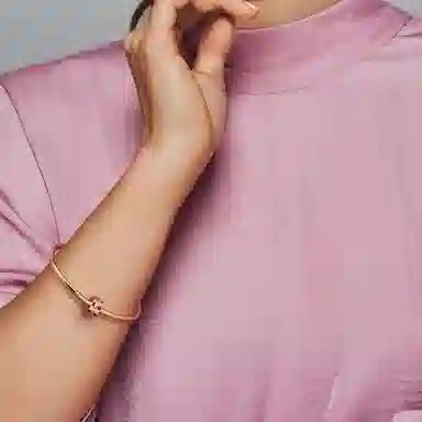 Pandora Radiant Pink Ring Rose Gold Clip