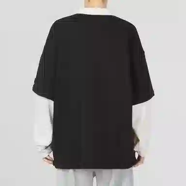 PUMA Team Badge Polo Longsleeve Black