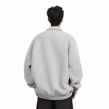 大卫贝肯 美式复古学院风基础款纯色字母时尚简约百搭宽松休闲春秋款夹克 男女同款