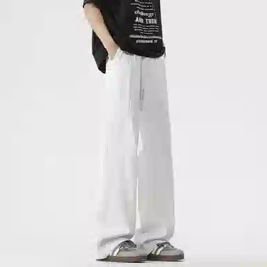 绘承 美式潮流舒适高街基础款宽松百搭直筒工装多口袋垂感休闲裤 男女同款