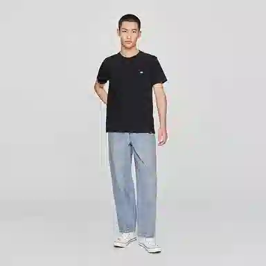 Lee Xline Logo Print Tee Black