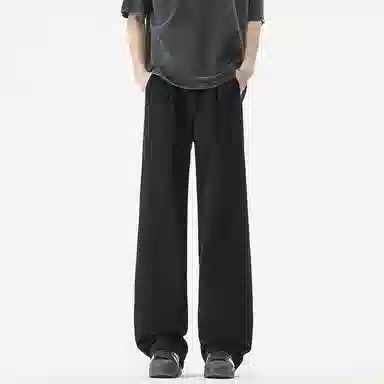 绘承 美式潮流舒适高街基础款宽松百搭直筒工装多口袋垂感休闲裤 男女同款