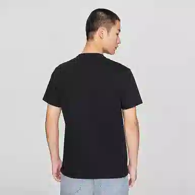Lee Xline Logo Print Tee Black
