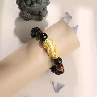 【财源滚滚诸事顺利】 老凤祥 招财貔貅转运珠手饰 新中式国风复古设计 前程似锦未来可期日常百搭#好运 黑曜石 玉石手串 男女同款情侣款