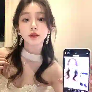 芒果饰品 多巴胺彩色水晶花朵流苏 铜 锆石 耳环 女款