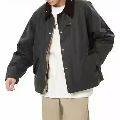 Barbour Waxed Short Jacket Green