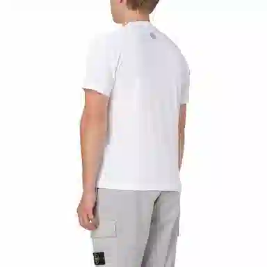 Stone Island FW24 Logo Crewneck T-Shirt White