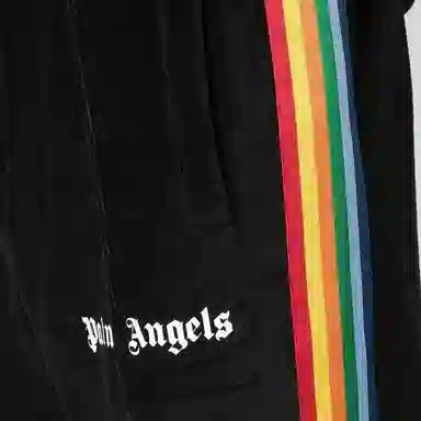 Palm Angels Velvet Track Pants Black