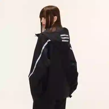 ER Reflective Hoodie Jacket Black
