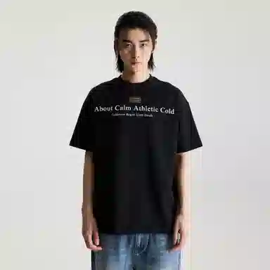 COLDSTONE Slogan Crewneck Tee