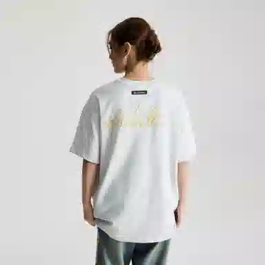 COLDSTONE Embroidered Loose Crewneck T-Shirt