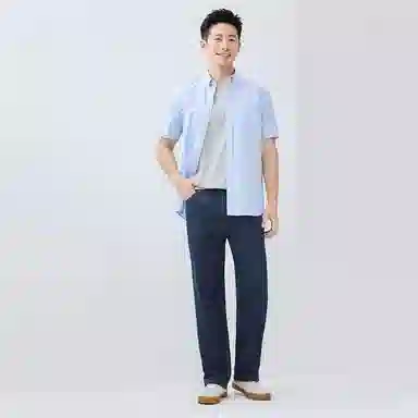 佐丹奴 凉感舒适百搭简约中腰牛仔裤 男款