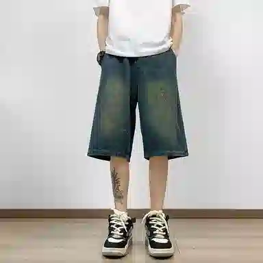 UNthemed Denim Shorts Blue