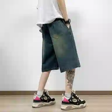 UNthemed Denim Shorts Blue