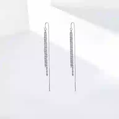 饰伴 皓影流苏 新中式国潮轻奢小众设计日常通勤百搭 气质温柔大方 通勤百搭 合金 耳环 男女同款情侣款