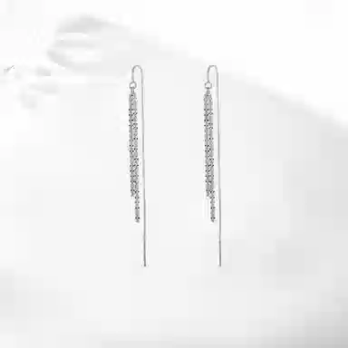 饰伴 皓影流苏 新中式国潮轻奢小众设计日常通勤百搭 气质温柔大方 通勤百搭 合金 耳环 男女同款情侣款