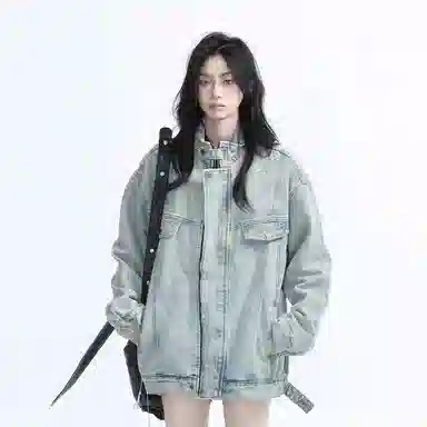 NEVER RULE Denim Jacket