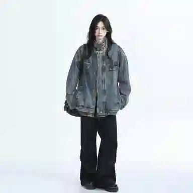 NEVER RULE Denim Jacket