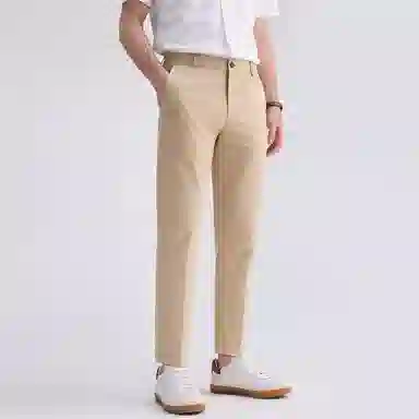 佐丹奴 中腰梭织九分裤休闲裤 男款