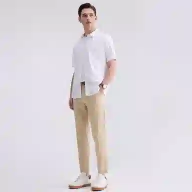 佐丹奴 中腰梭织九分裤休闲裤 男款