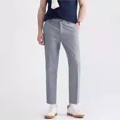 佐丹奴 中腰梭织九分裤休闲裤 男款