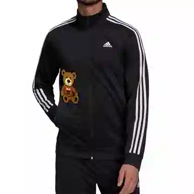 adidas Embroidered Bear Stripe Jacket