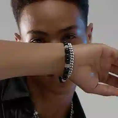 LUXTA Cuban Double Layer Adjustable Bracelet