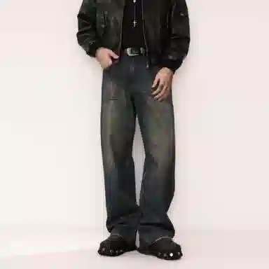 Maserati logobaggy jeans