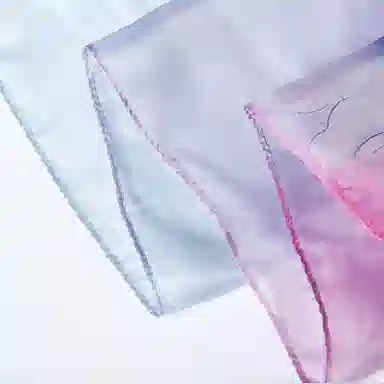 恒源祥 实用绑包数码喷绘 桑蚕丝 丝巾 女款