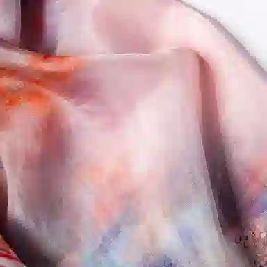 恒源祥 实用绑包数码喷绘 桑蚕丝 丝巾 女款