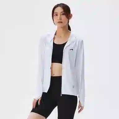 贵人鸟 太阳盾系列 简约纯色舒适宽松休闲连帽 透气防紫外线防晒服 男女同款