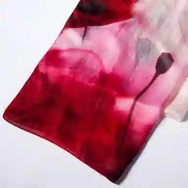 恒源祥 实用绑包数码喷绘 桑蚕丝 丝巾 女款