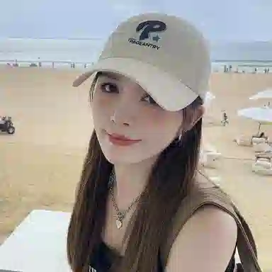 杨同学 【运动防晒推荐】 速干 刺绣  大头围 显脸小 弯檐 聚酯纤维 鸭舌帽 女款