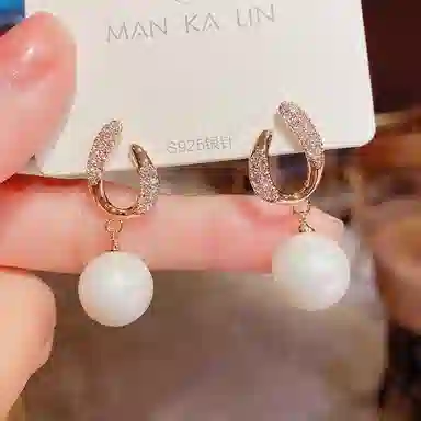 彤彤兔 小众设计高级感简约 合金 耳环 女款