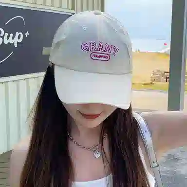 杨同学 【运动推荐】 速干 大头围 显脸小  防晒 弯檐 聚酯纤维 鸭舌帽 女款