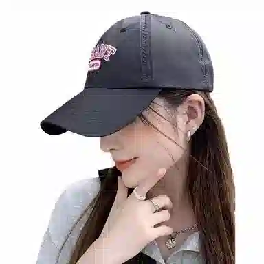 杨同学 【运动推荐】 速干 大头围 显脸小  防晒 弯檐 聚酯纤维 鸭舌帽 女款