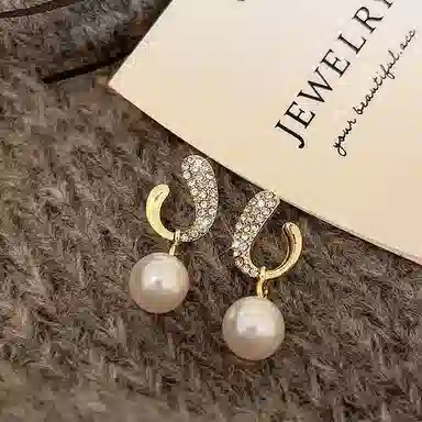 彤彤兔 小众设计高级感简约 合金 耳环 女款