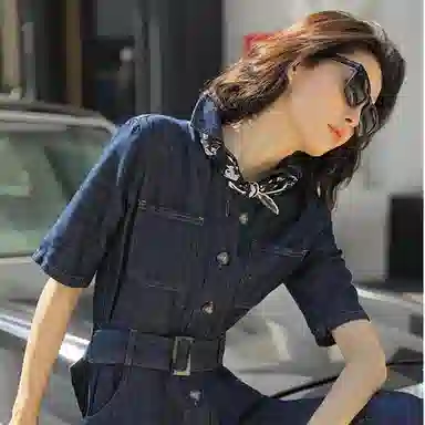 山一丸 真丝小方巾小清新碎花小领巾桑蚕丝夏季装饰  丝巾 女款
