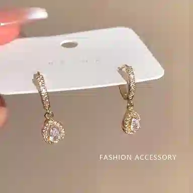 彤彤兔 法式高级感轻奢复古 合金 耳环 女款