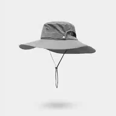 优幽兰 韩版百搭大檐遮全脸渔夫帽夏季纯色简约防紫外线户外钓鱼遮阳帽徒步登山太阳帽 锦纶 防晒帽 男款