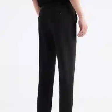 九牧王男裤专家 潮流亲肤时尚舒适直筒休闲商务西装裤 男款 灰色