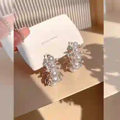 彤彤兔 高级感气质百搭 合金 耳环 女款