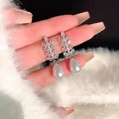 彤彤兔 韩系麦穗 合金 耳环 女款