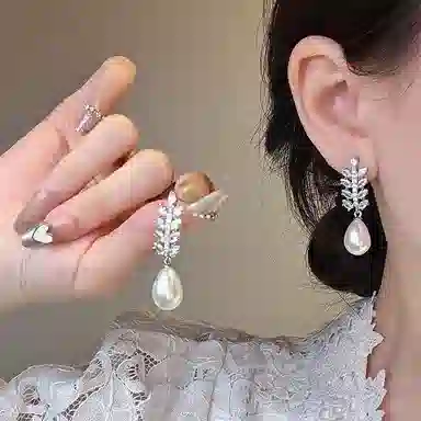 彤彤兔 韩系麦穗 合金 耳环 女款