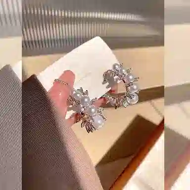 彤彤兔 高级感气质百搭 合金 耳环 女款