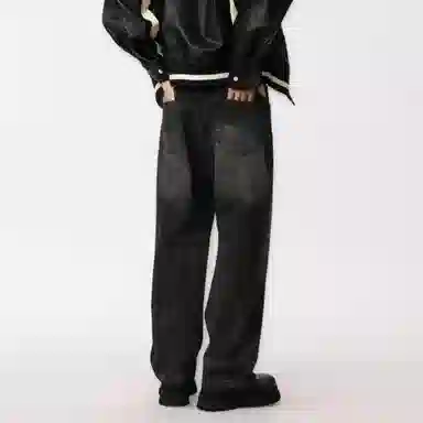 Maserati logoHbaggy jeans