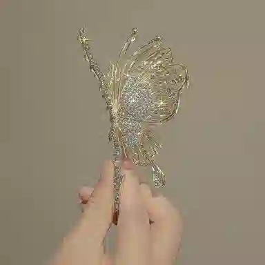 缔晶 森系复古时尚 穗穗平安 鲨鱼夹套装 优雅清新日常通勤配饰 合金 发夹 女款