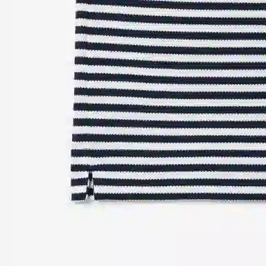 Lacoste Navy Striped Polo
